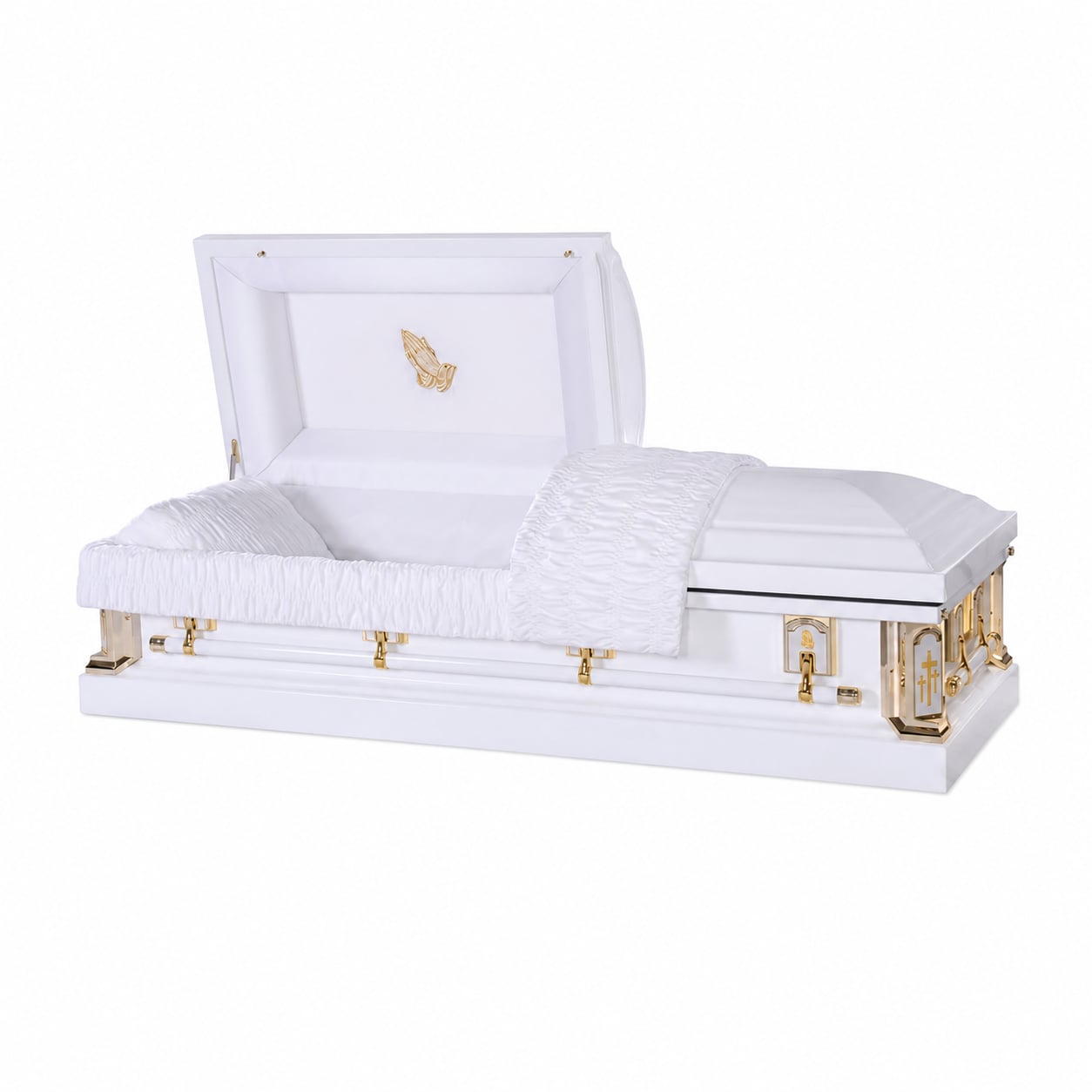 Imperial White Elegance casket